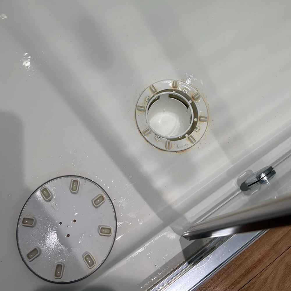 Shower Trap Before & After​