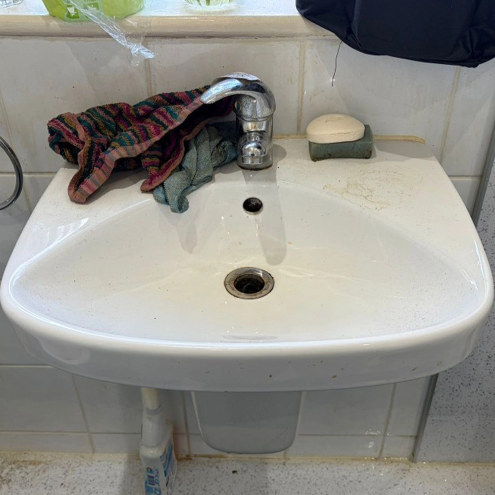 Sink Before & After​